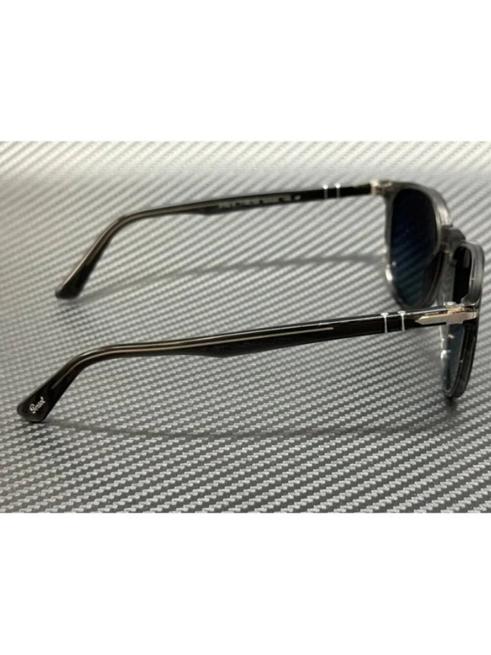 New Persol Men Transparent Grey Sunglasses 52-20-145